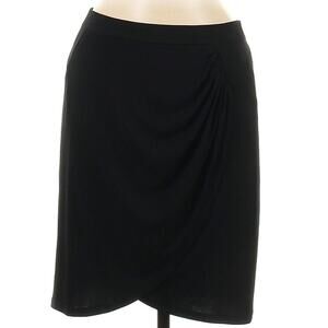 Michael Kors Black Draped Skirt